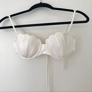 NWT Lolli white mermaid bikini top